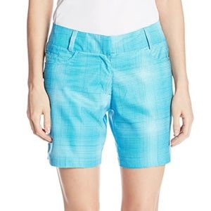 NWT Adidas Climalite Women’s Golf Shorts Blue